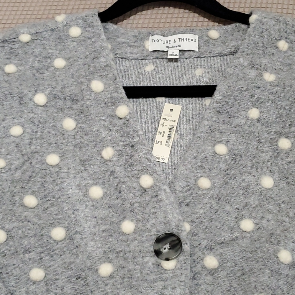 Texture & Thread Boxy Bobble Cardigan - Picture 7 of 10